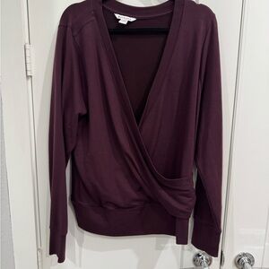 Athleta Plum Knit Cardigan